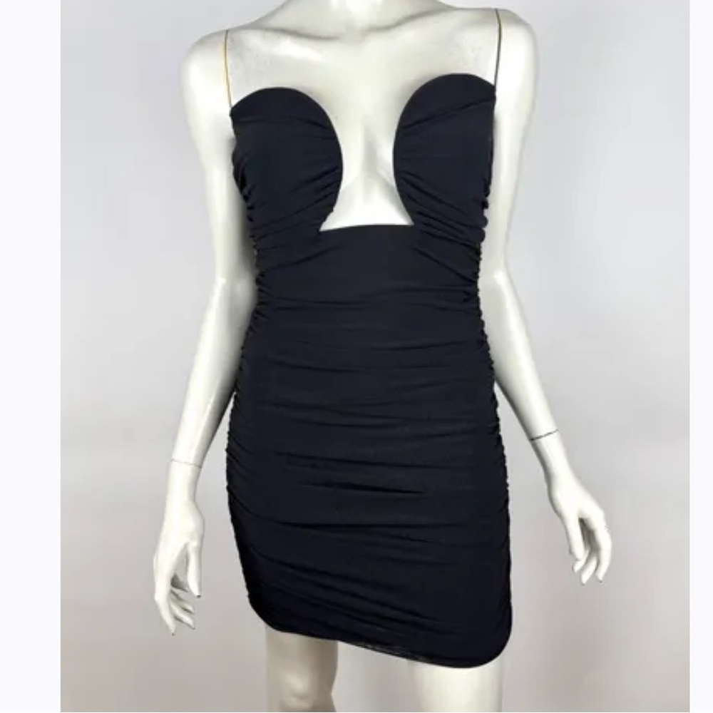 Leau London Mesh Mini Dress (size S)
